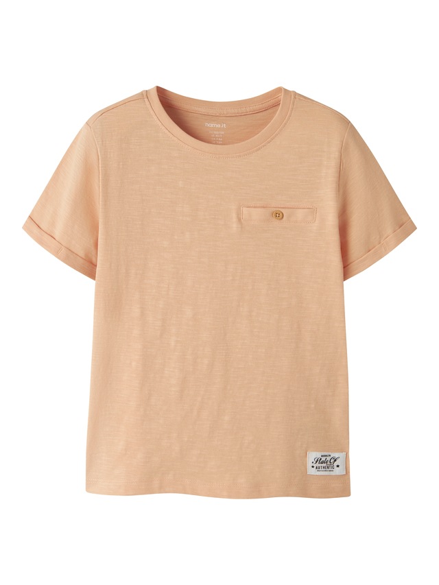 Name It Kurzarmshirt »NKMVINCENT SS TOP F NOOS« Baumwolle, Brusttasche