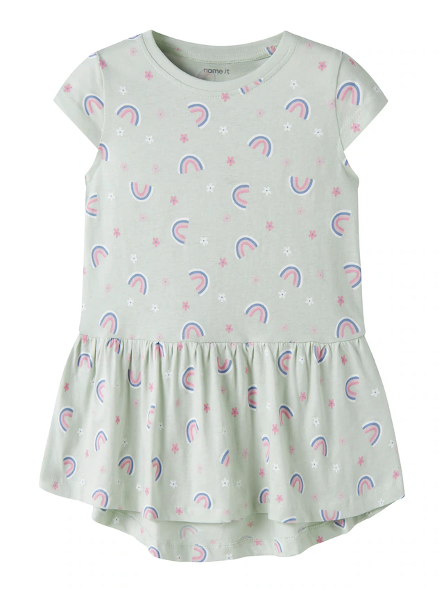 Name It Jerseykleid »NMFVIGGA CAPSL DRESS F1 NOOS« Baumwolle, regular fit
