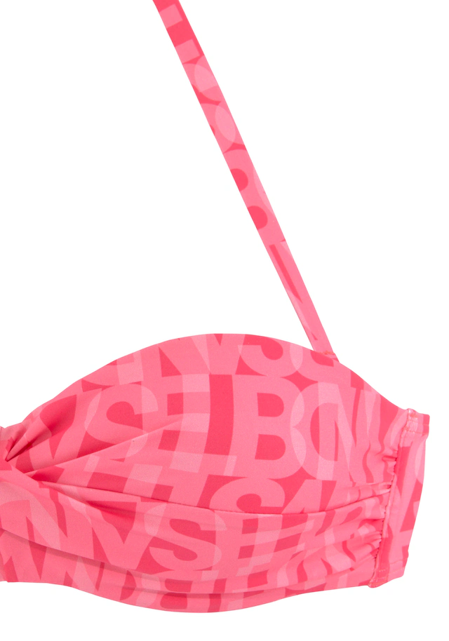 Elbsand Bügel-Bandeau-Bikini-Top »Letra« mit tollem Wording