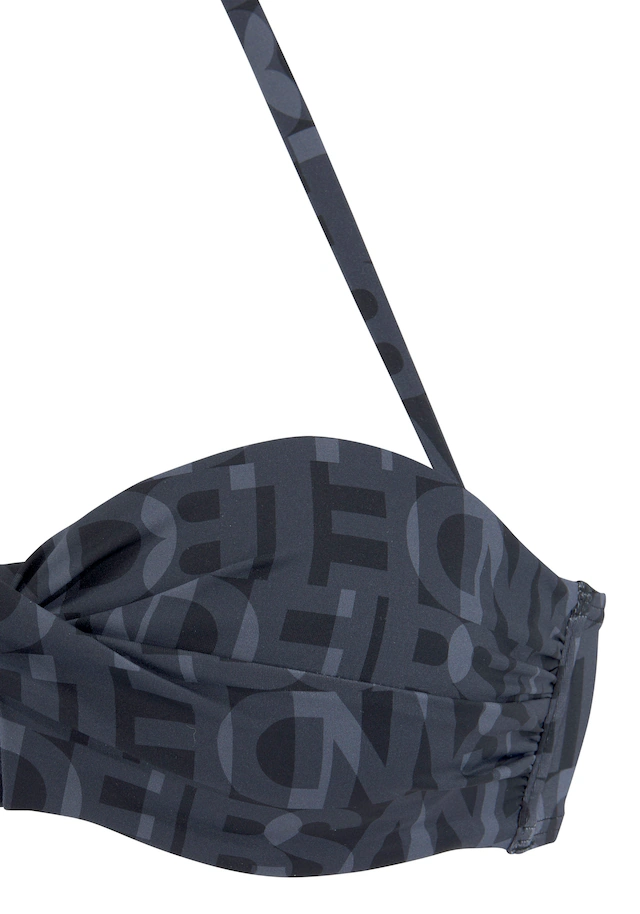Elbsand Bügel-Bandeau-Bikini-Top »Letra« mit tollem Wording