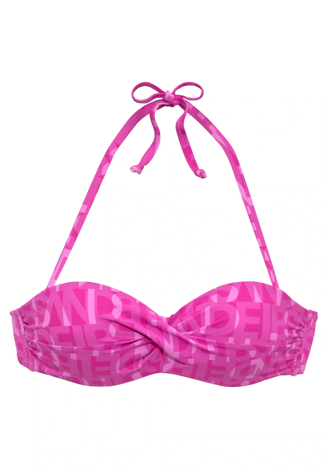 Elbsand Bügel-Bandeau-Bikini-Top »Letra« mit tollem Wording