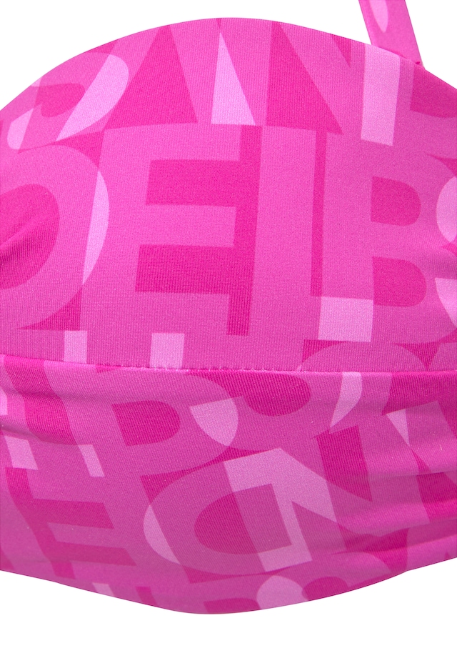 Elbsand Bügel-Bandeau-Bikini-Top »Letra« mit tollem Wording