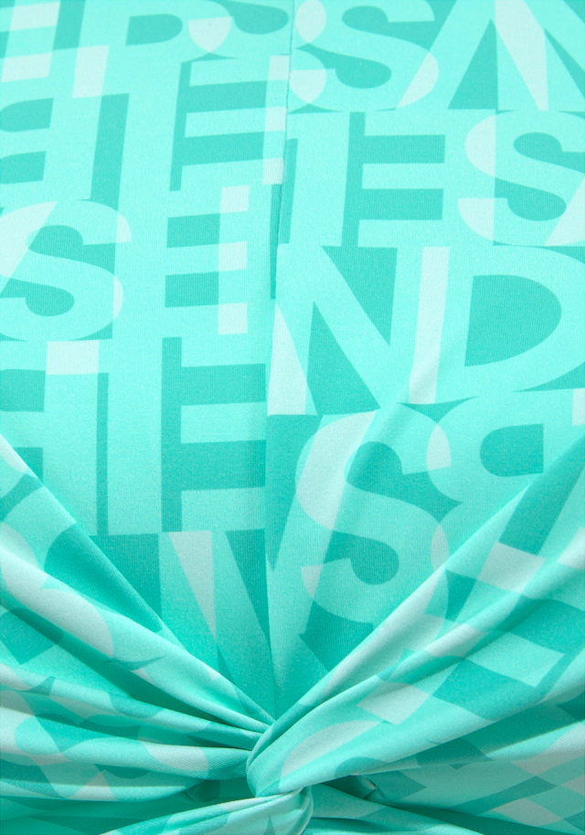 Elbsand Crop-Bikini-Top »Letra« mit tollem Wording