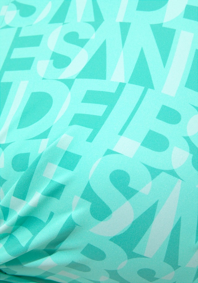 Elbsand Crop-Bikini-Top »Letra« mit tollem Wording