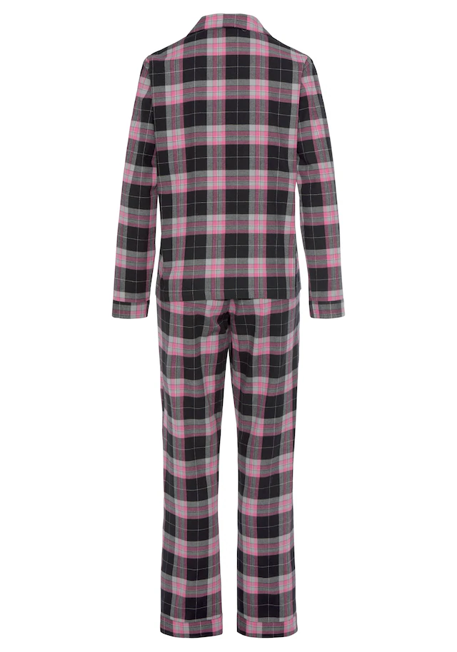 Vivance Dreams by Lascana Pyjama Set, 2 aus kuschelig weichem Flanell