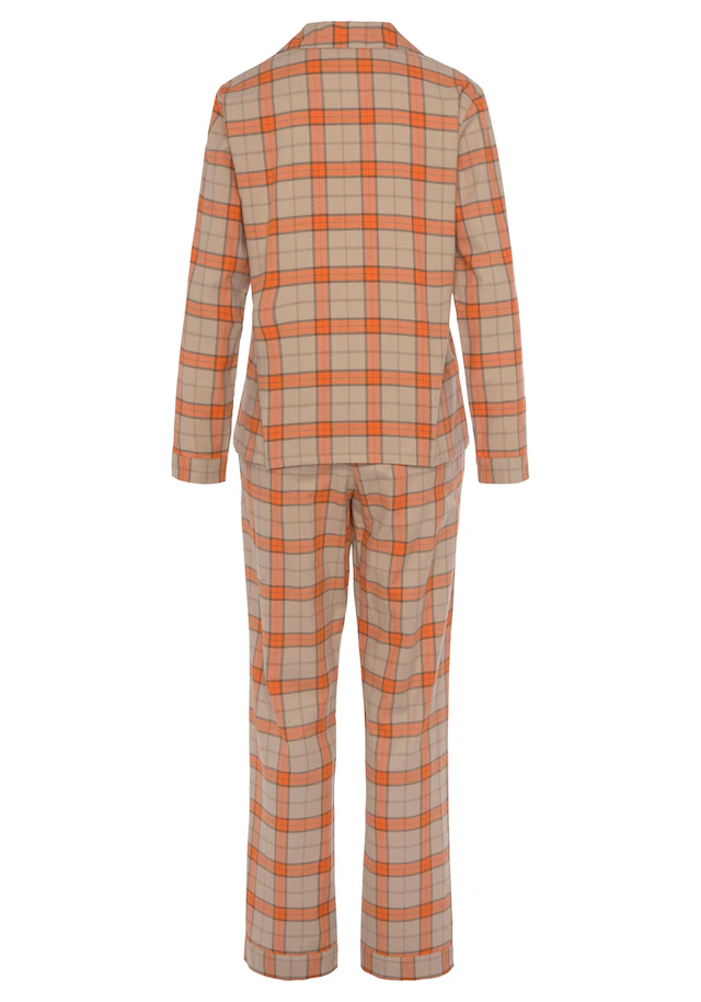 Vivance Dreams by Lascana Pyjama Set, 2 aus kuschelig weichem Flanell
