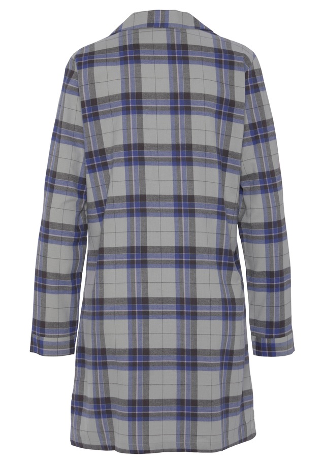 Vivance Dreams by Lascana Nachthemd Ohne Taschen aus kuschelig weichem Flanell