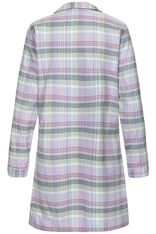 Vivance Dreams by Lascana Nachthemd Ohne Taschen aus kuschelig weichem Flanell