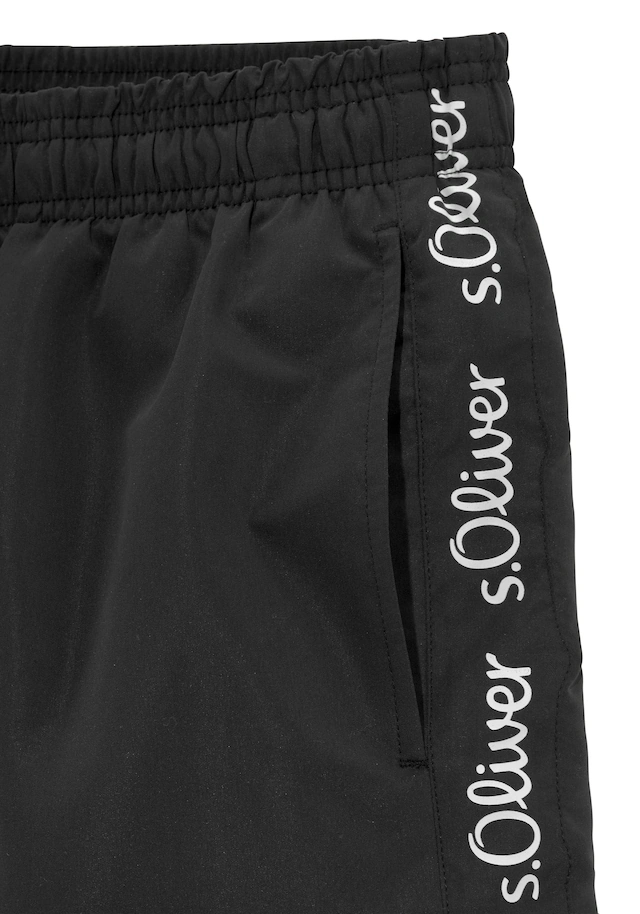 s.Oliver Badeshorts mit Markenschriftzügen