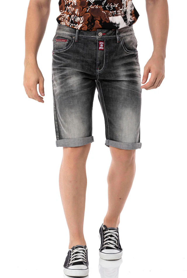 Cipo & Baxx Jeansshorts Baumwollmischung, regular fit