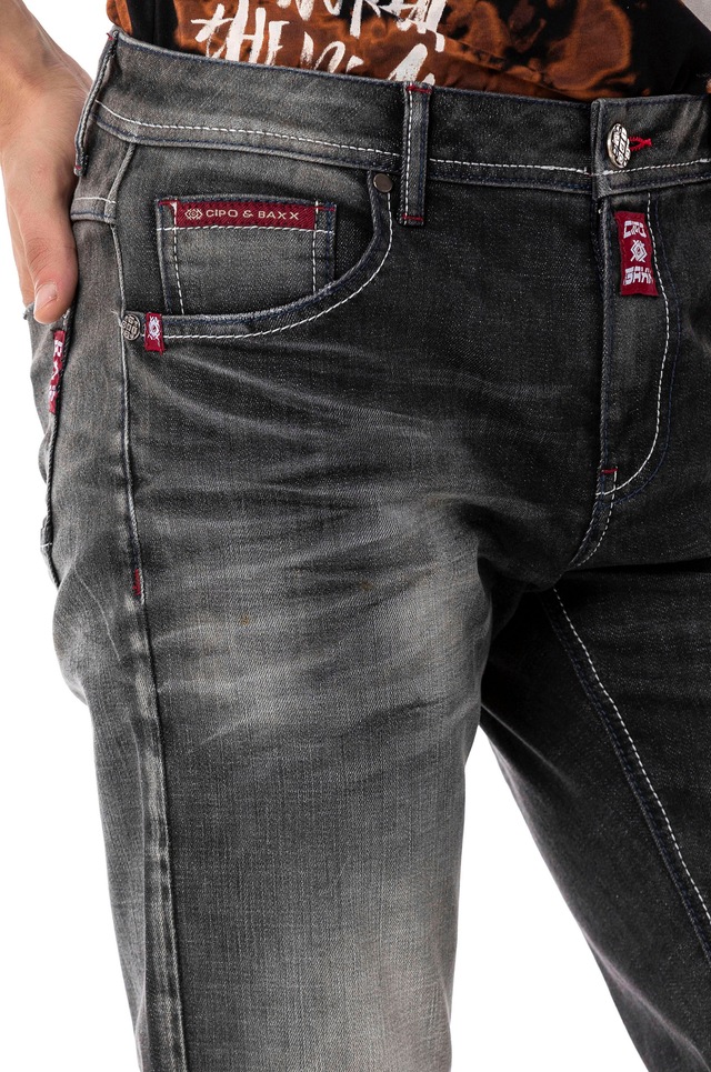 Cipo & Baxx Jeansshorts Baumwollmischung, regular fit