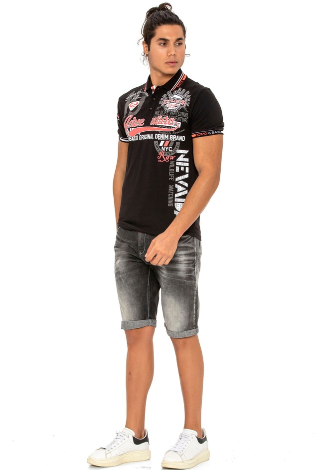 Cipo & Baxx Jeansshorts Baumwollmischung, regular fit