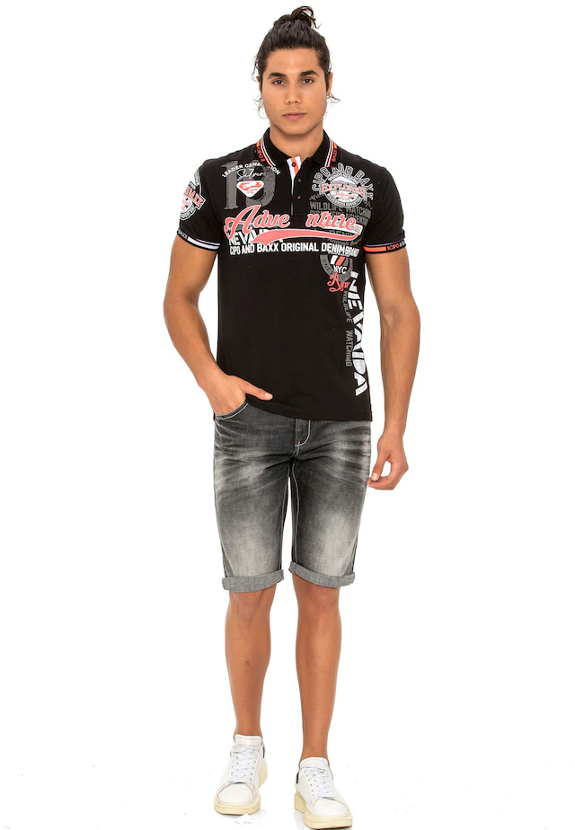 Cipo & Baxx Jeansshorts Baumwollmischung, regular fit