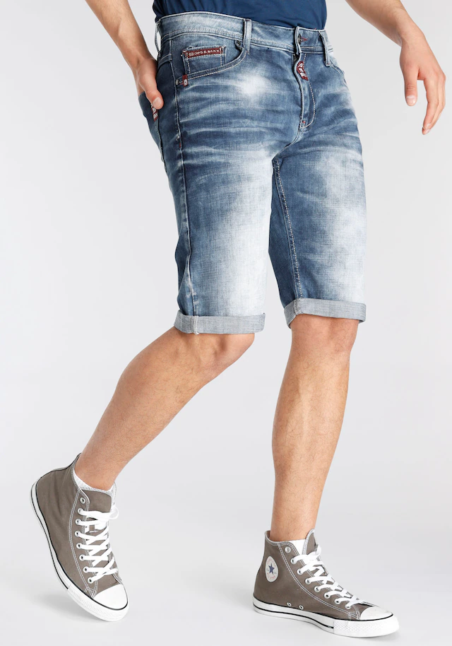 Cipo & Baxx Jeansshorts Baumwollmischung, regular fit