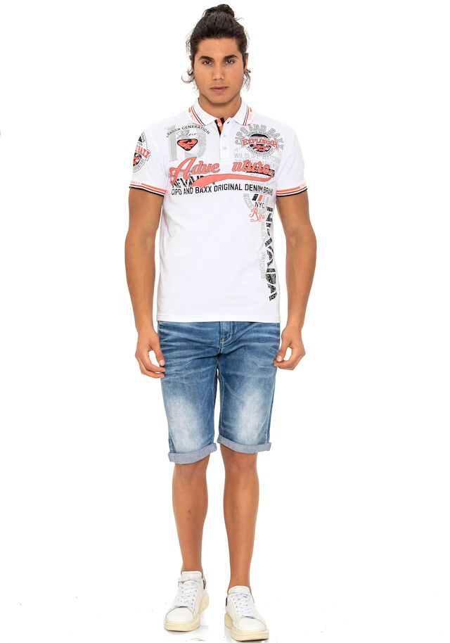 Cipo & Baxx Jeansshorts Baumwollmischung, regular fit