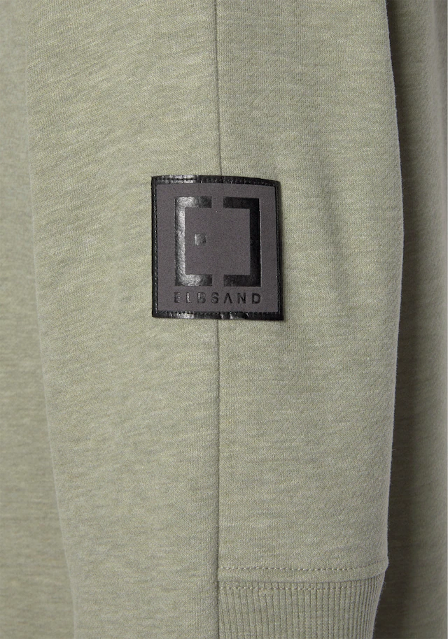 Elbsand Kapuzensweatjacke »Kelina« mit Logostickerei auf der Kapuze, bequeme Freizeitjacke mit Taschen