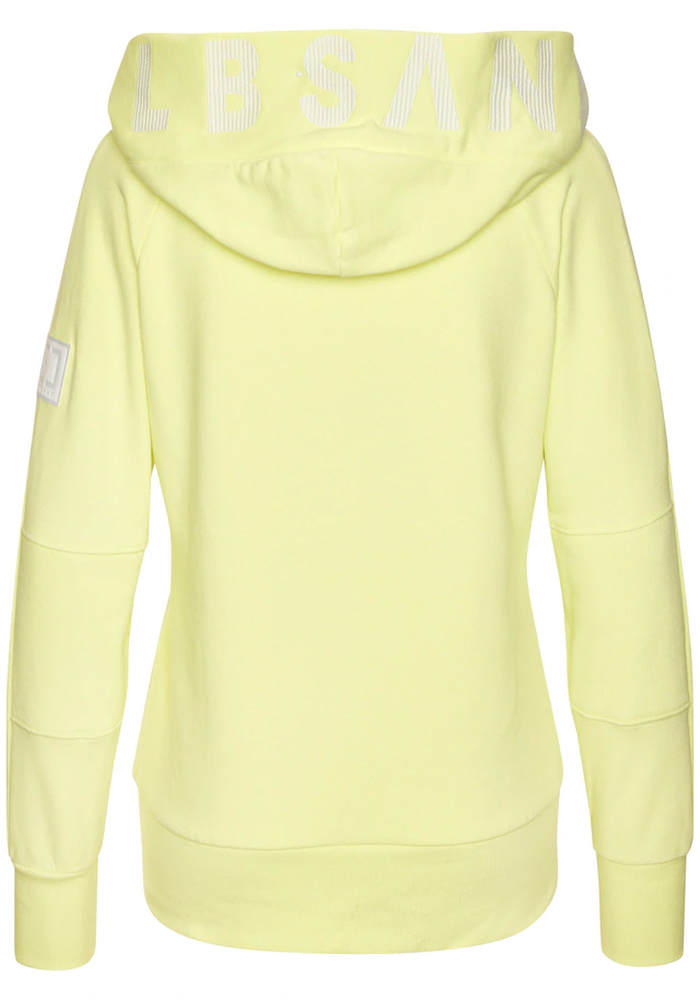 Elbsand Kapuzensweatjacke »Kelina« mit Logostickerei auf der Kapuze, bequeme Freizeitjacke mit Taschen