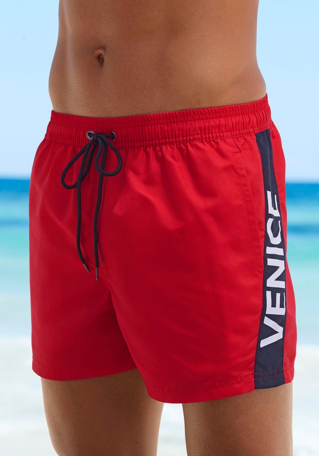 Venice Beach Badeshorts mit großem Markenschriftzug