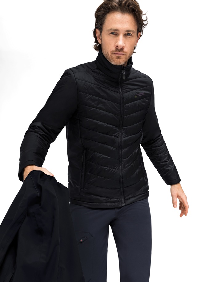 Maier Sports 3-in-1-Funktionsjacke »Ribut M« funktionale Doppel-Jacke für Wanderungen und Ausflüge