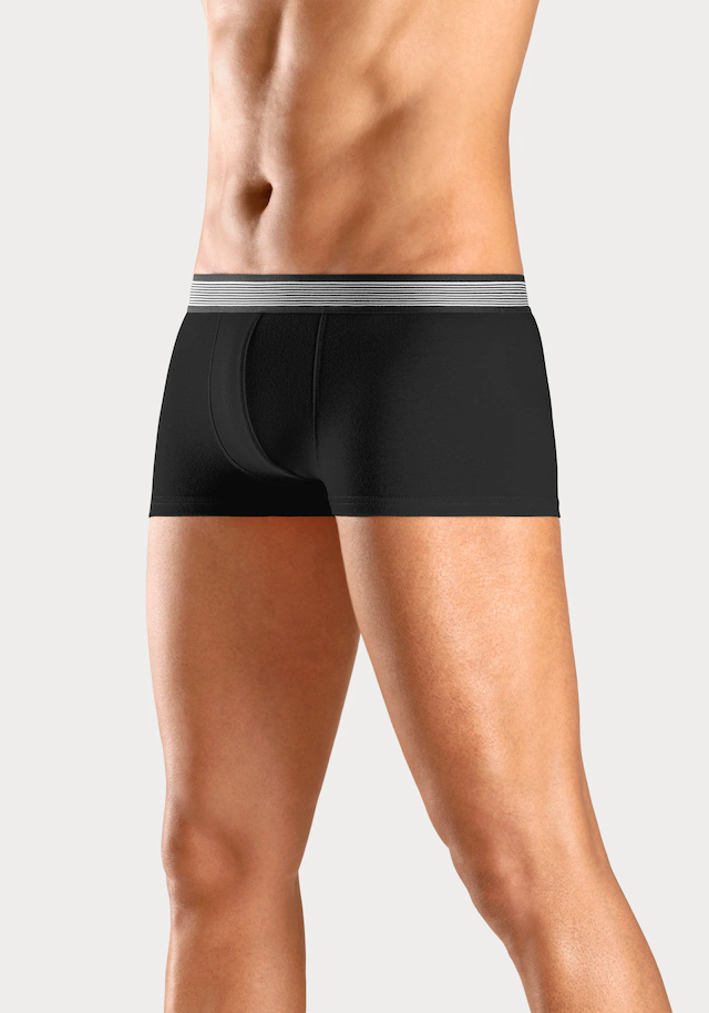 H.I.S Hipster Packung, 4 Stk. knapp sitzende Boxershorts aus Baumwollmischung