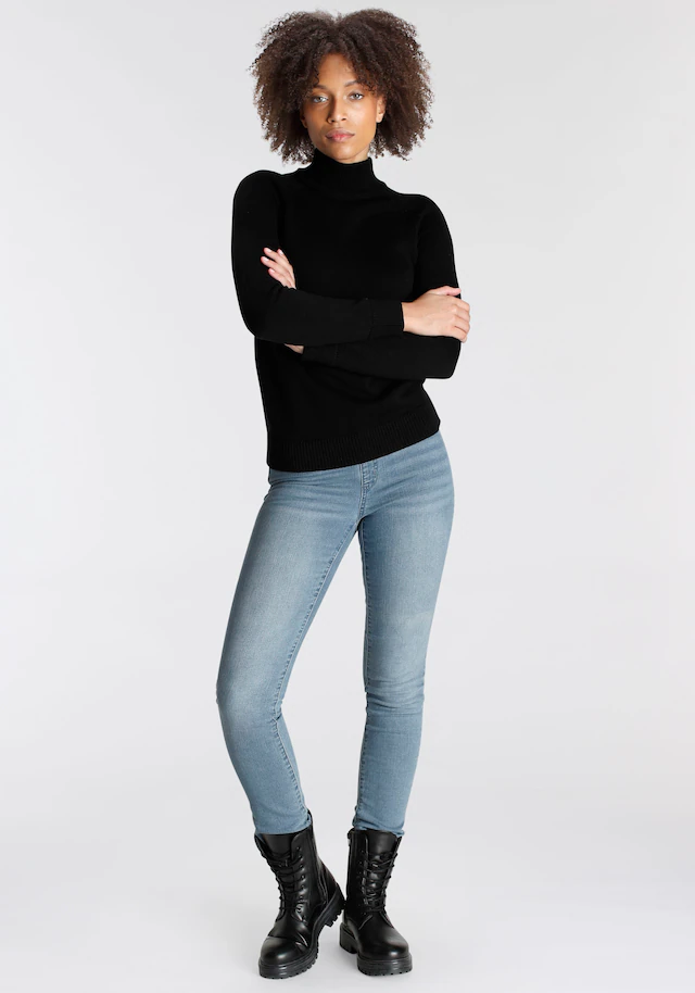 Arizona Jeansjeggings »mit leichtem Thermo Effekt« extra-eng geschnitten, hohe Leibhöhe, mit Coinpocket