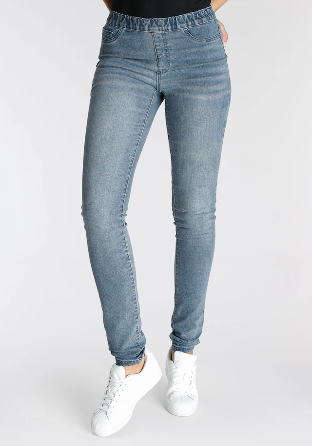 Arizona Jeansjeggings »mit leichtem Thermo Effekt« extra-eng geschnitten, hohe Leibhöhe, mit Coinpocket