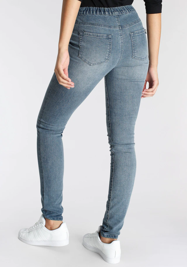 Arizona Jeansjeggings »mit leichtem Thermo Effekt« extra-eng geschnitten, hohe Leibhöhe, mit Coinpocket