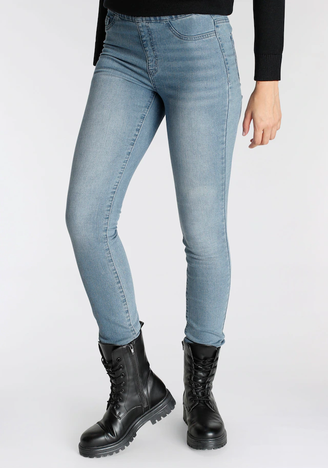 Arizona Jeansjeggings »mit leichtem Thermo Effekt« extra-eng geschnitten, hohe Leibhöhe, mit Coinpocket