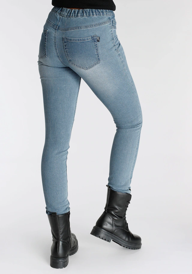 Arizona Jeansjeggings »mit leichtem Thermo Effekt« extra-eng geschnitten, hohe Leibhöhe, mit Coinpocket