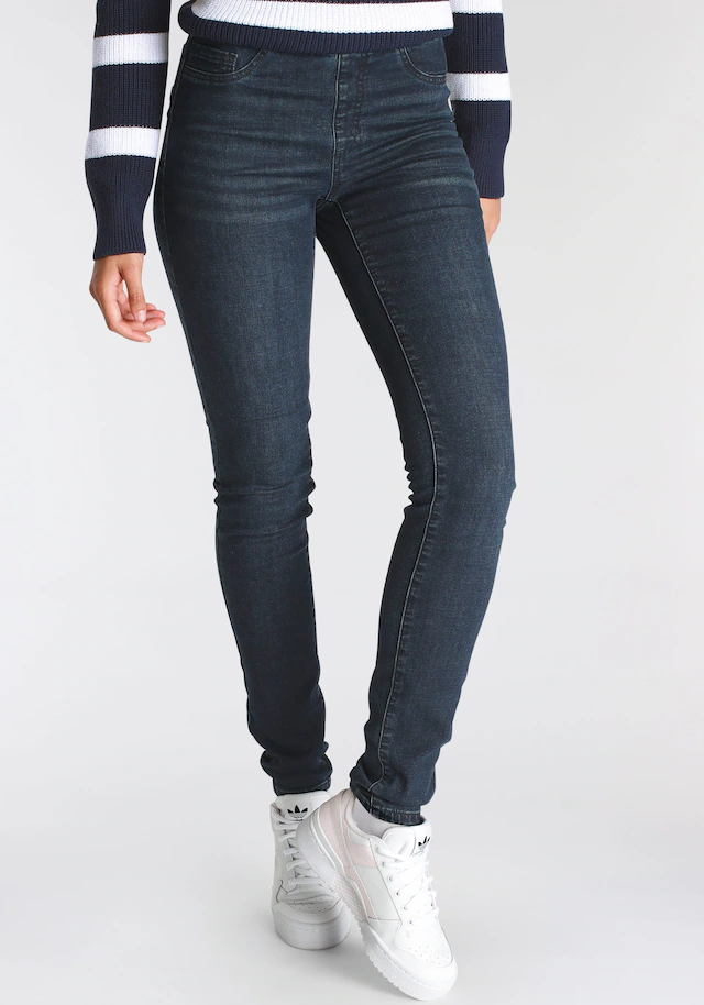 Arizona Jeansjeggings »mit leichtem Thermo Effekt« extra-eng geschnitten, hohe Leibhöhe, mit Coinpocket