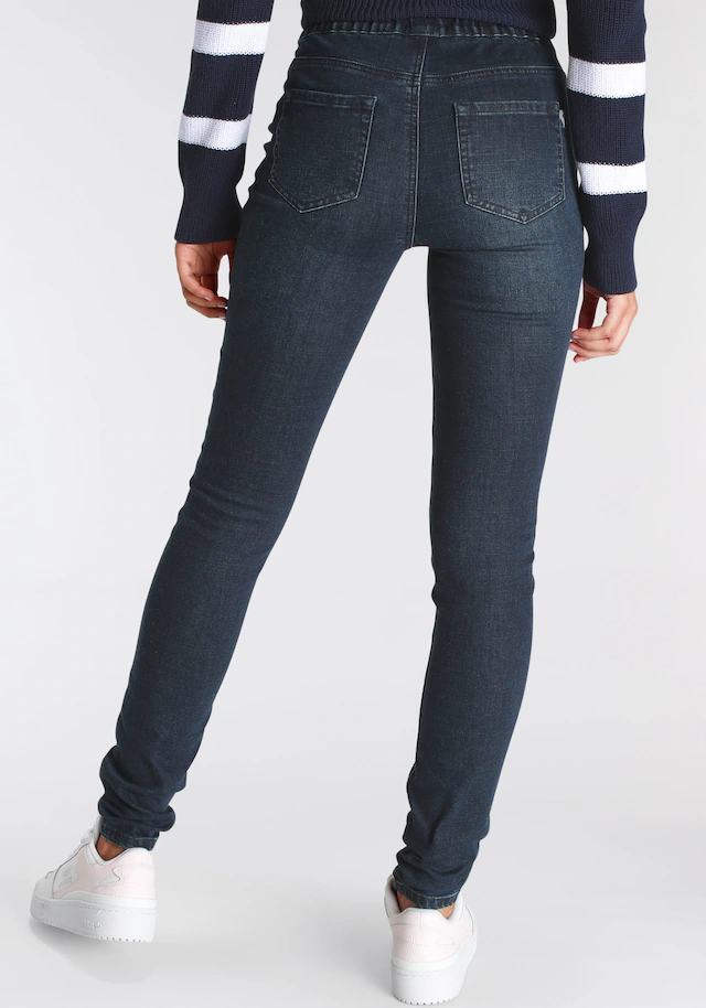 Arizona Jeansjeggings »mit leichtem Thermo Effekt« extra-eng geschnitten, hohe Leibhöhe, mit Coinpocket