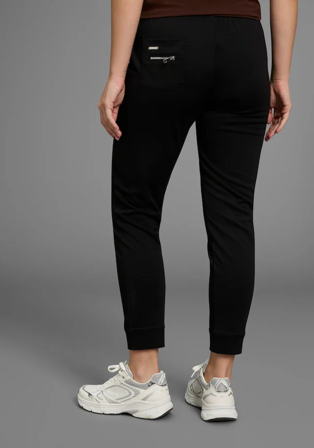 Bruno Banani Jerseyhose knöchellang, aus elastischem Milano Rib, schmale Beinform
