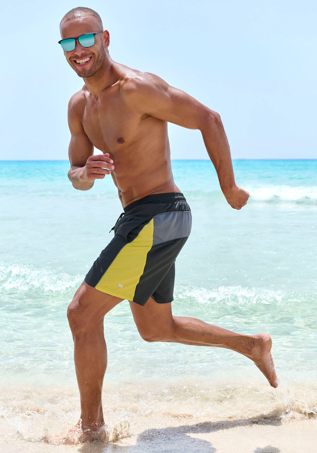 H.I.S Badeshorts im Colorblocking-Design