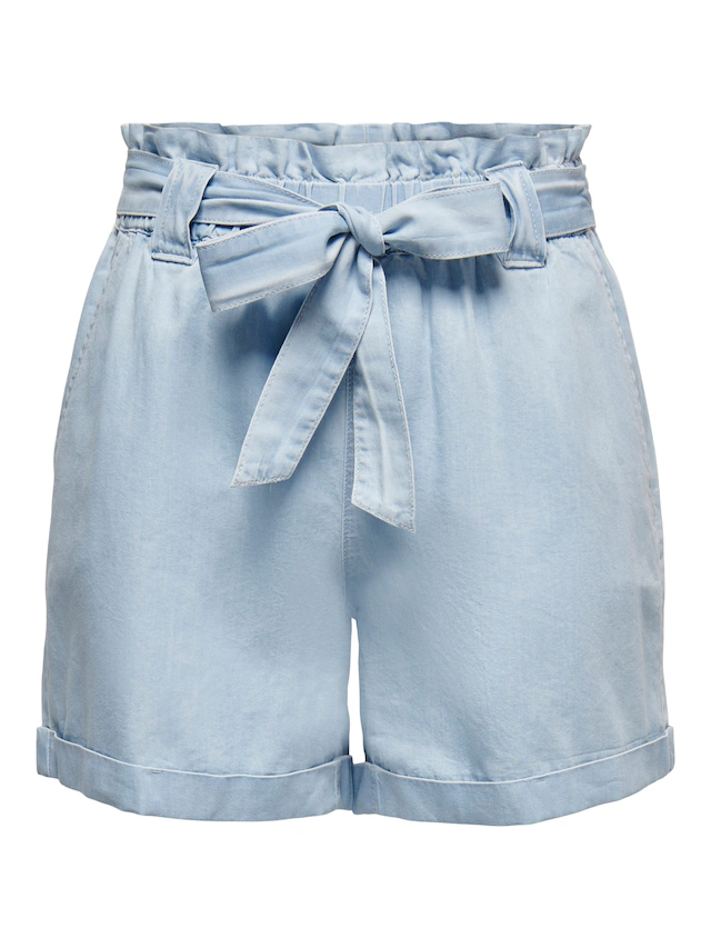 ONLY Shorts »ONLBEA SMILLA HW PB LOOSE DNM SHORTS« im Denim Look
