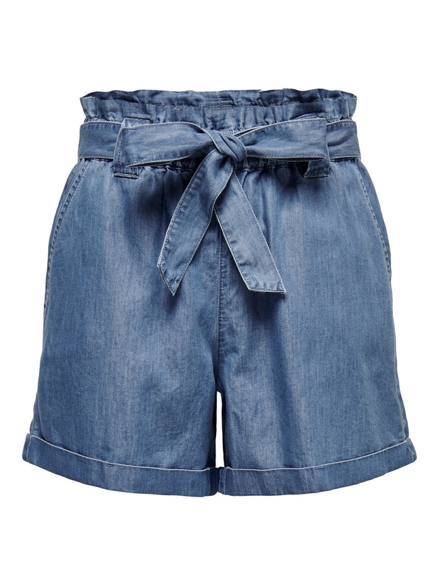 ONLY Shorts »ONLBEA SMILLA HW PB LOOSE DNM SHORTS« im Denim Look