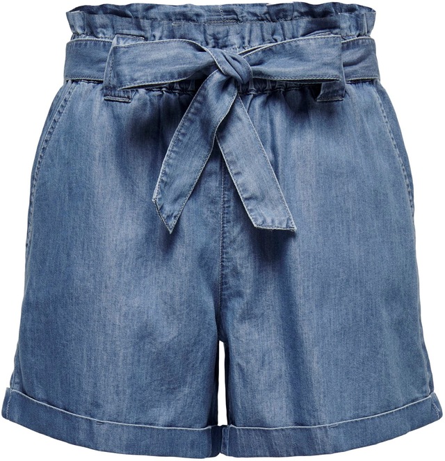 ONLY Shorts »ONLBEA SMILLA HW PB LOOSE DNM SHORTS« im Denim Look