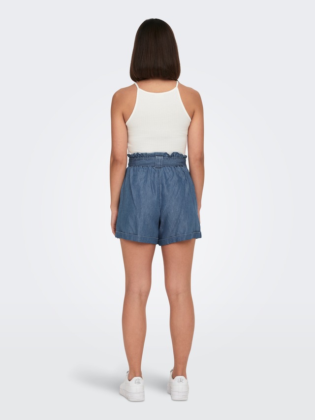 ONLY Shorts »ONLBEA SMILLA HW PB LOOSE DNM SHORTS« im Denim Look