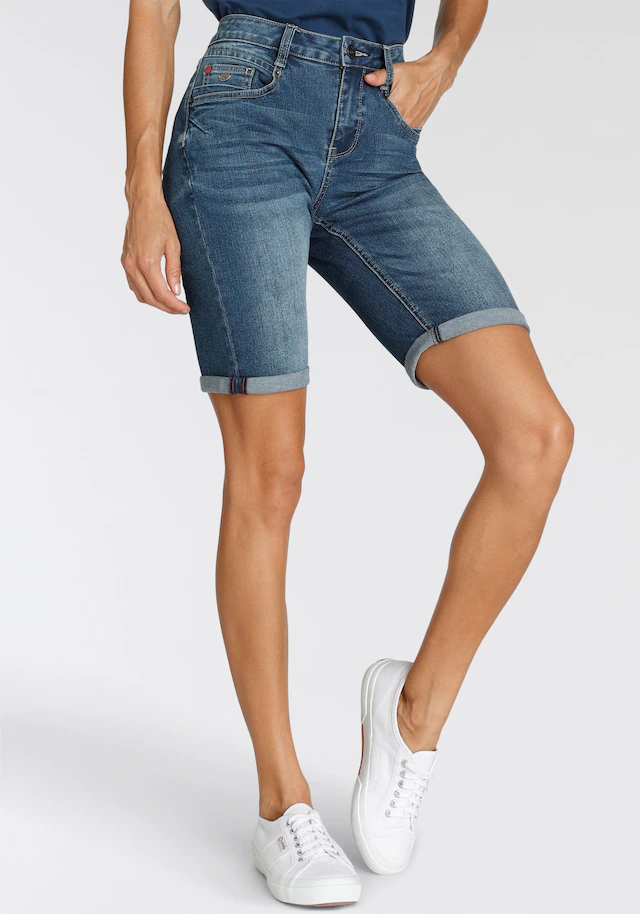 H.I.S Jeansshorts »duffyHS« schmale Beinform, krempelbare Beinabschlüsse, normale Leibhöhe