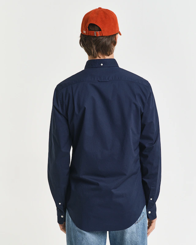 Gant Langarmhemd »SLIM CLASSIC POPLIN SHIRT« mit klassischer Logostickerei auf der Brust