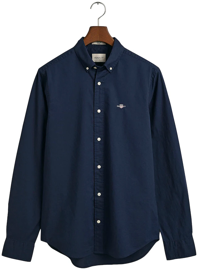 Gant Langarmhemd »SLIM CLASSIC POPLIN SHIRT« mit klassischer Logostickerei auf der Brust