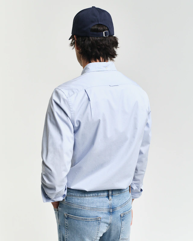 Gant Langarmhemd »SLIM CLASSIC POPLIN SHIRT« mit klassischer Logostickerei auf der Brust