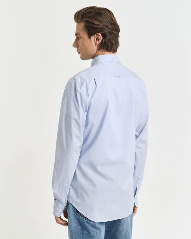 Gant Langarmhemd »SLIM CLASSIC POPLIN SHIRT« mit klassischer Logostickerei auf der Brust