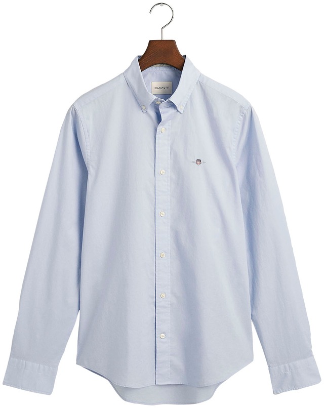 Gant Langarmhemd »SLIM CLASSIC POPLIN SHIRT« mit klassischer Logostickerei auf der Brust