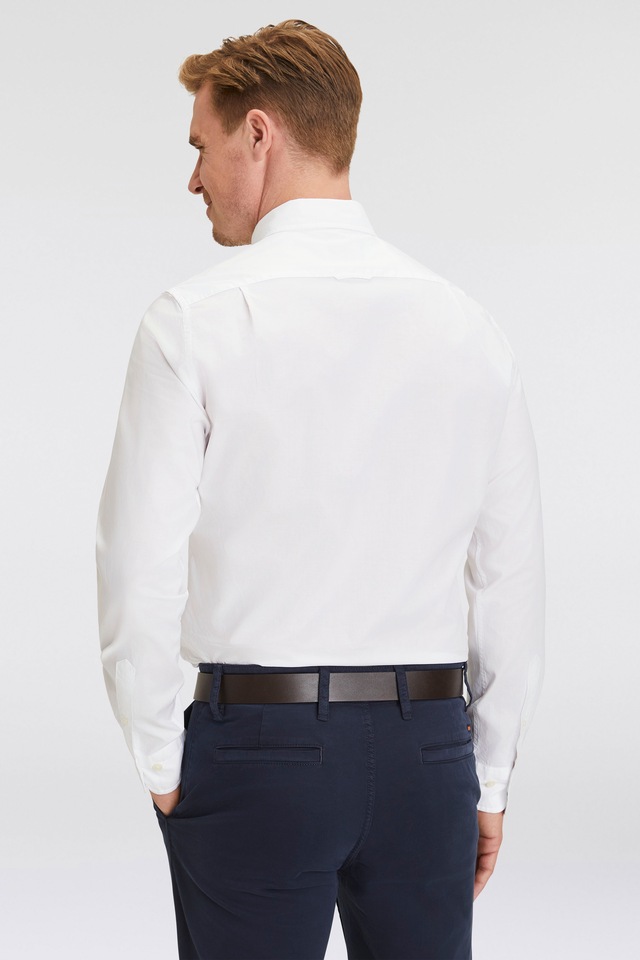 Gant Langarmhemd »SLIM CLASSIC POPLIN SHIRT« mit klassischer Logostickerei auf der Brust
