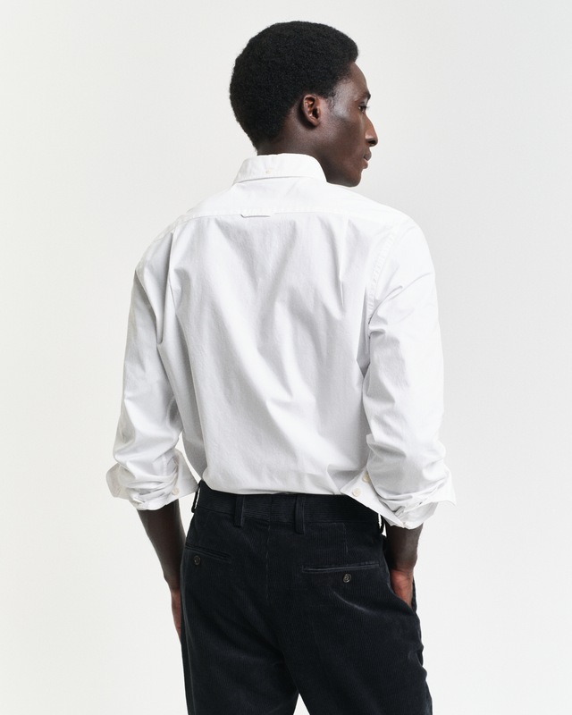 Gant Langarmhemd »SLIM CLASSIC POPLIN SHIRT« mit klassischer Logostickerei auf der Brust