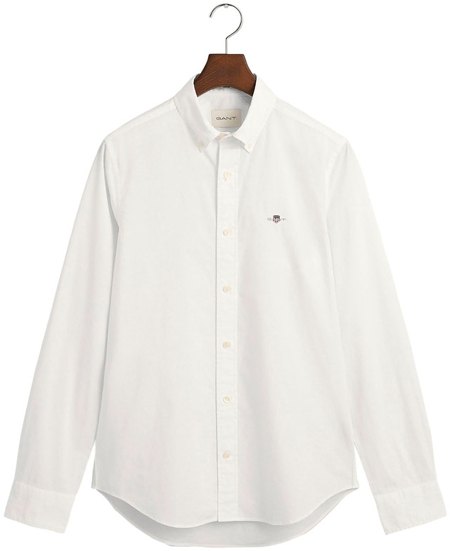 Gant Langarmhemd »SLIM CLASSIC POPLIN SHIRT« mit klassischer Logostickerei auf der Brust