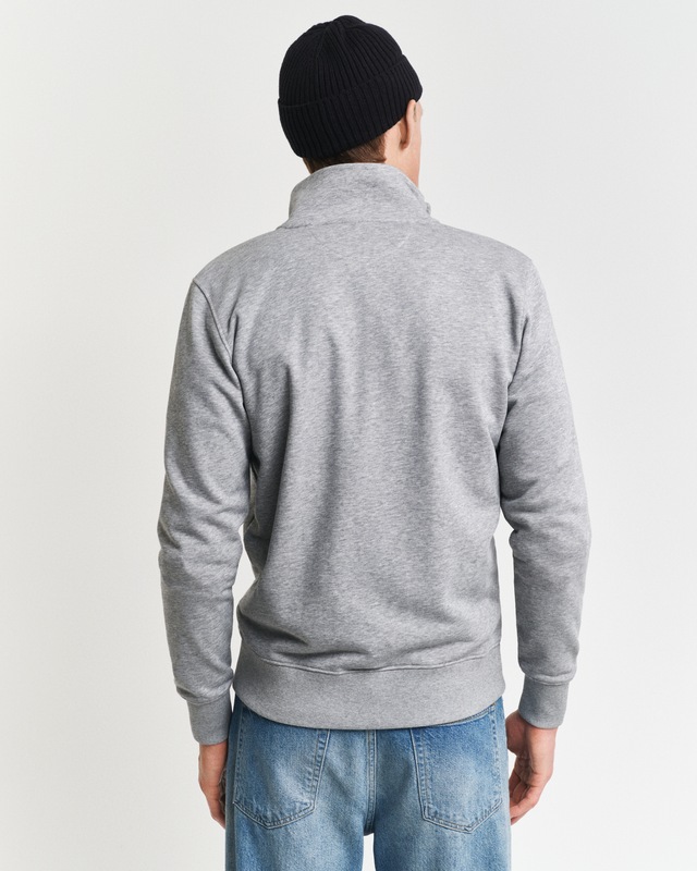 Gant Sweatjacke »REG SHIELD FULL ZIP SWEAT« mit Logostickerei auf der Brust