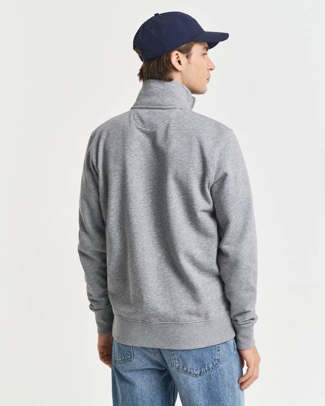 Gant Sweatjacke »REG SHIELD FULL ZIP SWEAT« mit Logostickerei auf der Brust