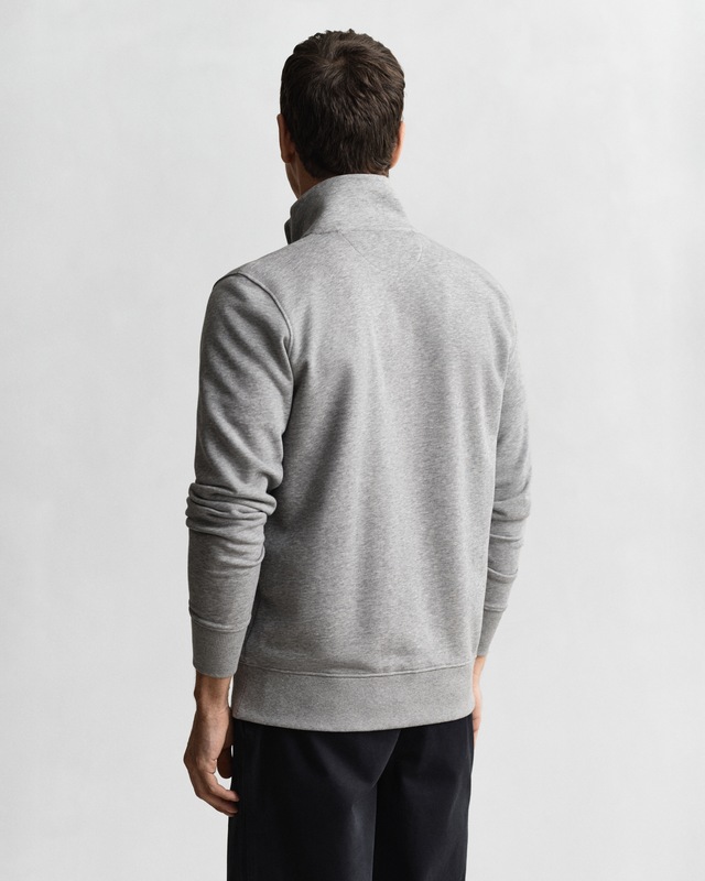 Gant Sweatjacke »REG SHIELD FULL ZIP SWEAT« mit Logostickerei auf der Brust