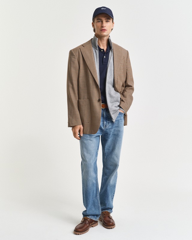 Gant Sweatjacke »REG SHIELD FULL ZIP SWEAT« mit Logostickerei auf der Brust